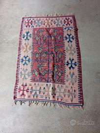TAPPETO KILIM TURCHIA VINTAGE FATTO A MANO