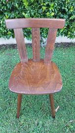 Sedie arte povera in legno massello