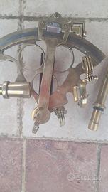 Sestante nautico in ottone  vintage collezionabile