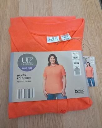 Polo donna con maniche corte - 100% cotone