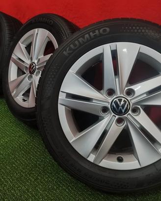Cerchi VW Golf 5 6 7 8 Touran Gomme Esti 205 55 16