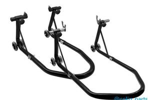 CAVALLETTI ANTERIORE + POSTERIORE PER MOTO (SUPPOR