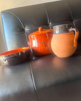 SET CUCINA IN TERRACOTTA