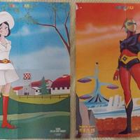 Poster Atlas ufo robot Elah anni '70/'80