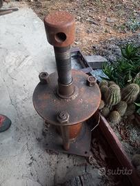 frantoio in acciaio per spremitura