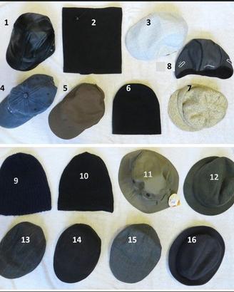 Cappelli Uomo Donna, 3 euro l'uno