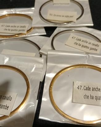 bracciali con scritte 2.00 al pz