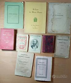 10 libri d'epoca dal 1838 al 1937