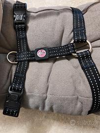 pettorina/corpetto ad H, colore nero, nuovo 