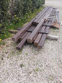 travi massello di legno