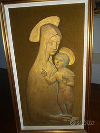 scultura in rame sbalzato