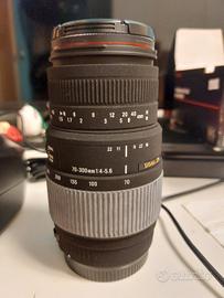 Obiettivo Sigma 70-300 mm F4-5.6