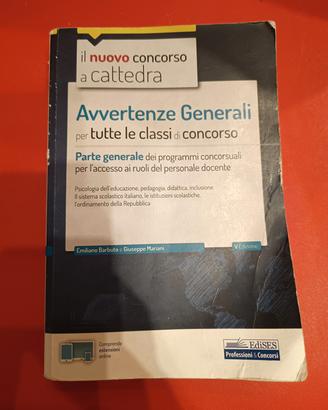 Manuale Concorso Scuola - Avvertenze Generali