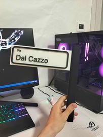 Via Dal Cxxxx Cartello Stradale