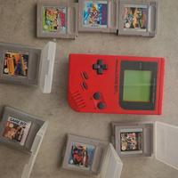 game boy con giochi