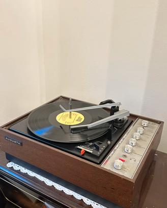 Giradischi Vintage Augusta con Meccanica Garrard