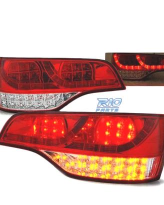 FANALI A LED AUDI Q7 06-09 ROSSO CHIARO