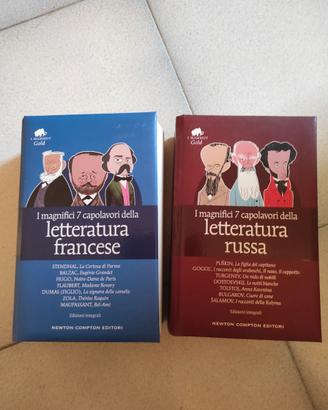 Libri letteratura russa e letteratura francese