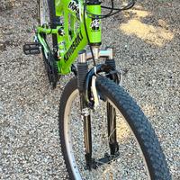 mountain bike kawasaky mx 26 bio ammortizzata 
