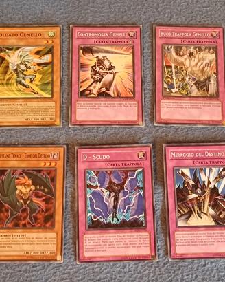 Carte Yu gi oh "gemelli" ed  "eroe del destino"