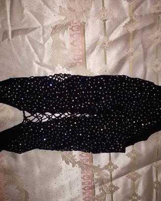 Vestito danza ballo bambina spalle 22 sotto ascell