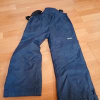 Pantaloni salopette sci bambino 5/6 anni Brugi