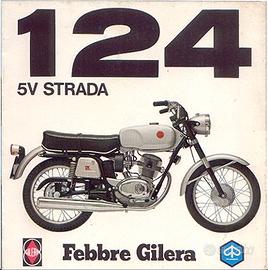 gilera 125 cc d'epoca restaurato