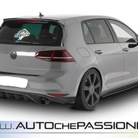 Spoiler sotto paraurti posteriore Golf 7 inserto c
