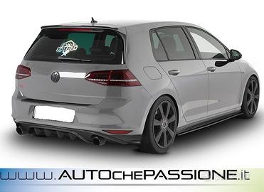 Spoiler sotto paraurti posteriore Golf 7 inserto c