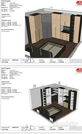 camera matrimoniale pari al nuovo