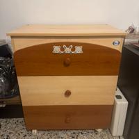 Lettino e fasciatoio