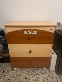 Lettino e fasciatoio