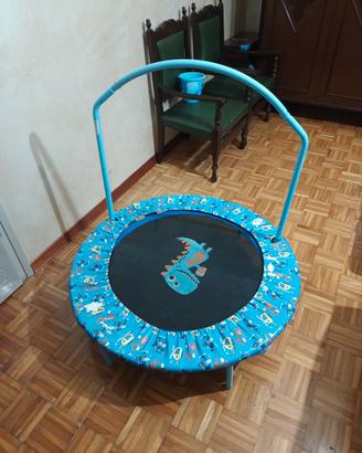 Trampolino Elastico per Bambini con Maniglione