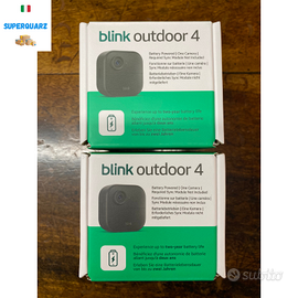 2x Blink Outdoor 4 Nuove HD WiFi Alexa 1080p