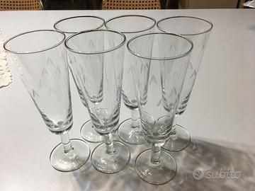 Servizio  calici vintage
