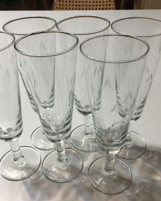 Servizio  calici vintage