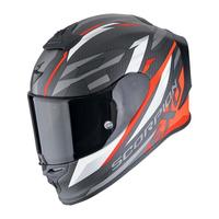 Scorpion EXO R1 Evo II RUNNER RED Carbon Air Casco