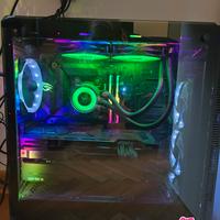 pc gaming + monitor+ tastiera