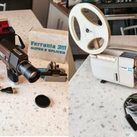 Cinepresa e proiettore vintage funzionanti 