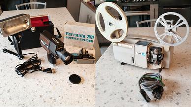 Cinepresa e proiettore vintage funzionanti 