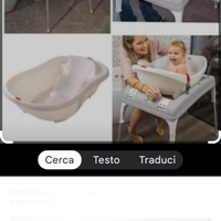 Fasciatoio con materassino e vaschetta