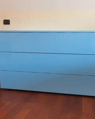 cassettiera con comodino