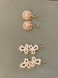 orecchini macrame
