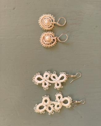 orecchini macrame
