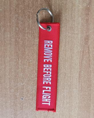 Portachiavi Remove Before Flight aviazione
