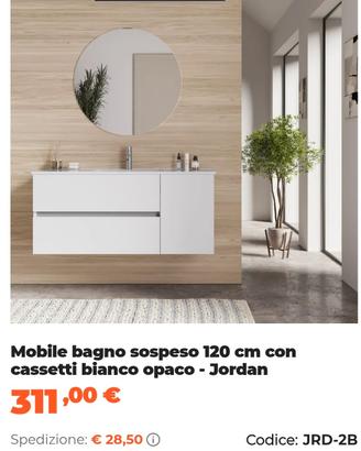 Mobile bagno sospeso come nuovo 