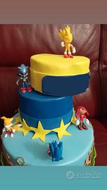 torta scenografica SONIC 