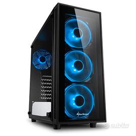 Case pc Sharkoon TG4 ATX midi tower + alimentatore