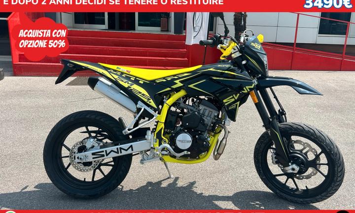 SWM MOTARD 125 - paghi la metà e poi decidi se Ten