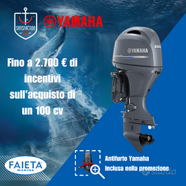 PROMO Motore Yamaha F100BL P.Consegna